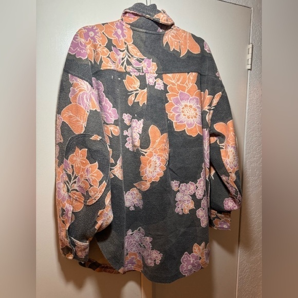 free people charcoal combo jacket shacket size XS - Picture 6 of 12